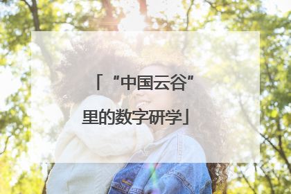 “中国云谷”里的数字研学