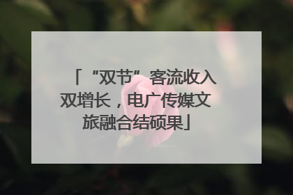 “双节”客流收入双增长，电广传媒文旅融合结硕果