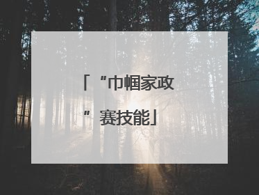 “巾帼家政”赛技能