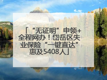 “无证明”申领+全程网办！岱岳区失业保险“一键直达”惠及5408人