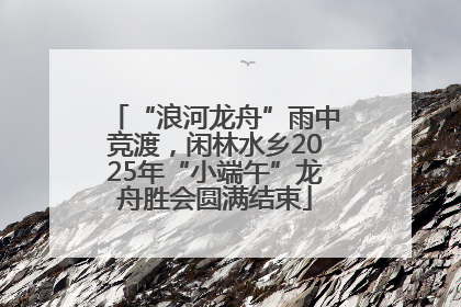 “浪河龙舟”雨中竞渡，闲林水乡2025年“小端午”龙舟胜会圆满结束