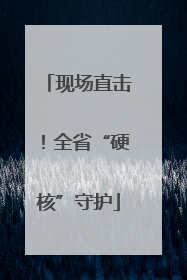 现场直击！全省“硬核”守护