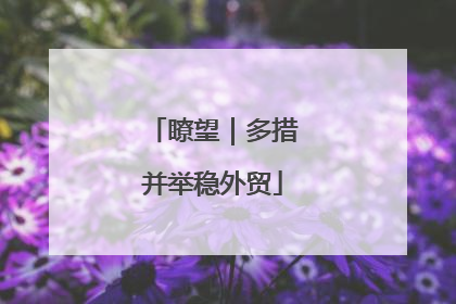 瞭望｜多措并举稳外贸