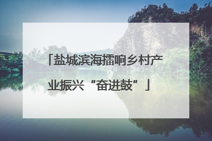 盐城滨海擂响乡村产业振兴“奋进鼓”