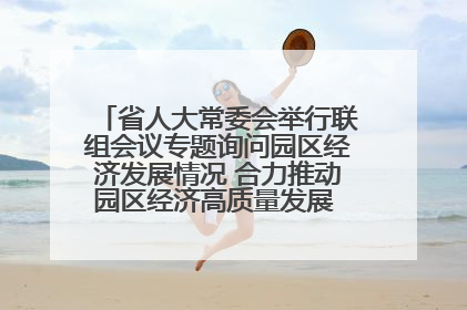 省人大常委会举行联组会议专题询问园区经济发展情况 合力推动园区经济高质量发展 王宁主持会议并讲话 王予波带队到会应询