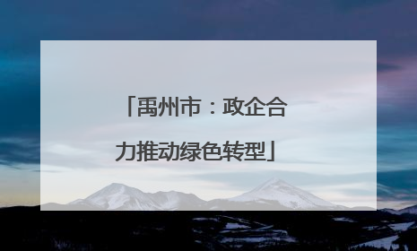 禹州市：政企合力推动绿色转型