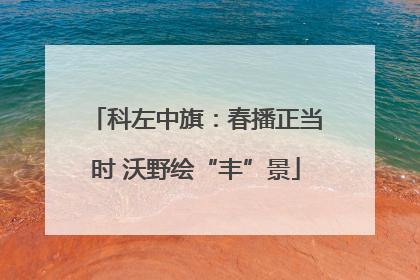 科左中旗：春播正当时 沃野绘“丰”景