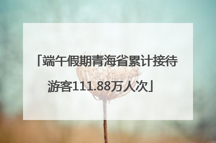 端午假期青海省累计接待游客111.88万人次