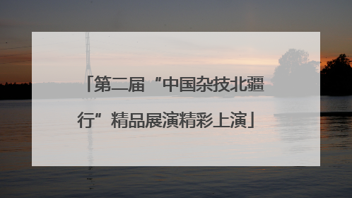 第二届“中国杂技北疆行”精品展演精彩上演