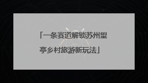 一条赛道解锁苏州望亭乡村旅游新玩法
