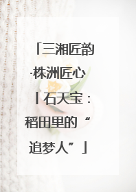 三湘匠韵·株洲匠心丨石天宝：稻田里的“追梦人”