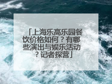 上海乐高乐园餐饮价格如何？有哪些演出与娱乐活动？记者探营
