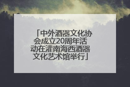 中外酒器文化协会成立20周年活动在灌南海西酒器文化艺术馆举行