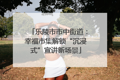乐陵市市中街道：幸福市集解锁“沉浸式”宣讲新场景