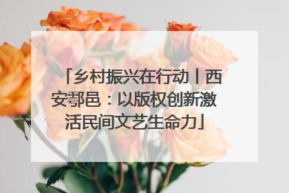 乡村振兴在行动丨西安鄠邑：以版权创新激活民间文艺生命力