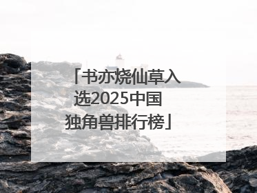 书亦烧仙草入选2025中国独角兽排行榜