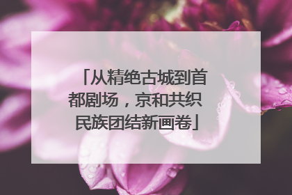 从精绝古城到首都剧场，京和共织民族团结新画卷