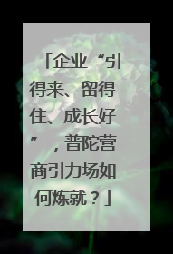 企业“引得来、留得住、成长好”，普陀营商引力场如何炼就？
