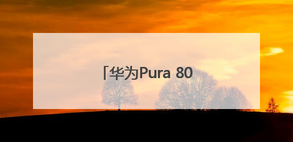 华为Pura 80系列首发小艺看世界，AI能力再进阶