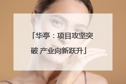 华亭：项目攻坚突破 产业向新跃升
