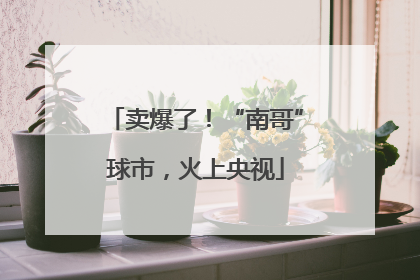 卖爆了！“南哥”球市，火上央视