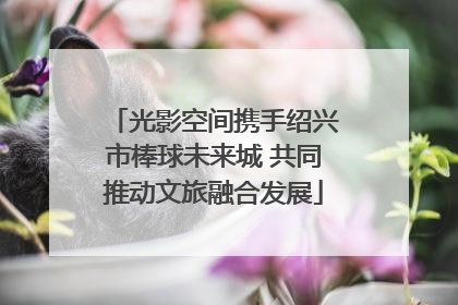 光影空间携手绍兴市棒球未来城 共同推动文旅融合发展