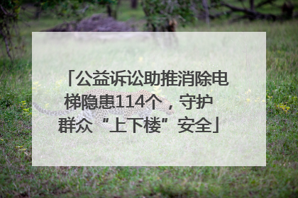 公益诉讼助推消除电梯隐患114个，守护群众“上下楼”安全
