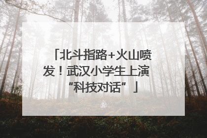 北斗指路+火山喷发！武汉小学生上演“科技对话”