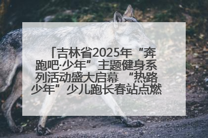 吉林省2025年“奔跑吧·少年”主题健身系列活动盛大启幕 “热路少年”少儿跑长春站点燃少年运动热情