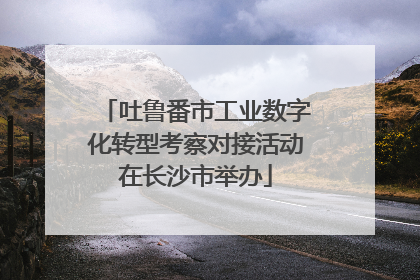吐鲁番市工业数字化转型考察对接活动在长沙市举办
