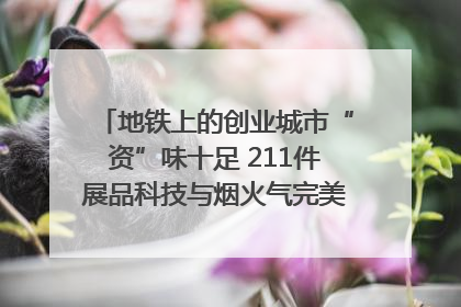 地铁上的创业城市“资”味十足 211件展品科技与烟火气完美融合｜西博视界