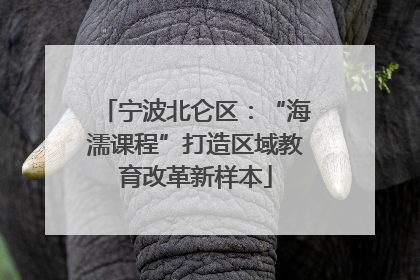 宁波北仑区：“海濡课程”打造区域教育改革新样本
