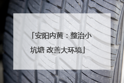 安阳内黄：整治小坑塘 改善大环境