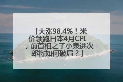 大涨98.4%！米价领跑日本4月CPI，前首相之子小泉进次郎将如何破局？