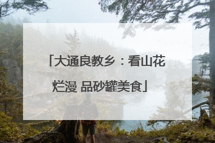 大通良教乡：看山花烂漫 品砂罐美食
