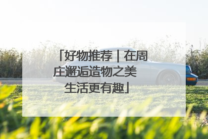 好物推荐｜在周庄邂逅造物之美 生活更有趣