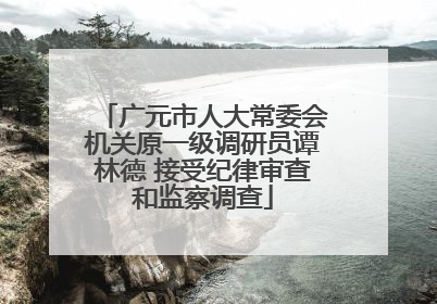 广元市人大常委会机关原一级调研员谭林德 接受纪律审查和监察调查