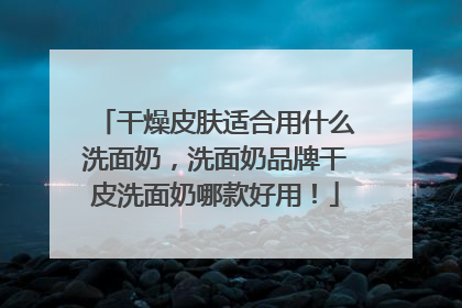 干燥皮肤适合用什么洗面奶，洗面奶品牌干皮洗面奶哪款好用！
