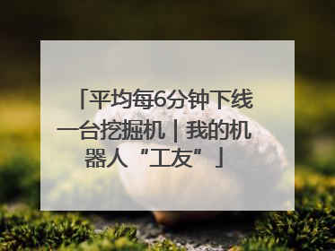 平均每6分钟下线一台挖掘机｜我的机器人“工友”