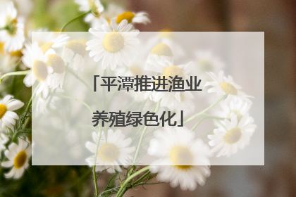 平潭推进渔业养殖绿色化