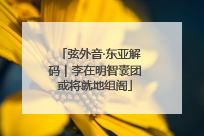 弦外音·东亚解码｜李在明智囊团或将就地组阁