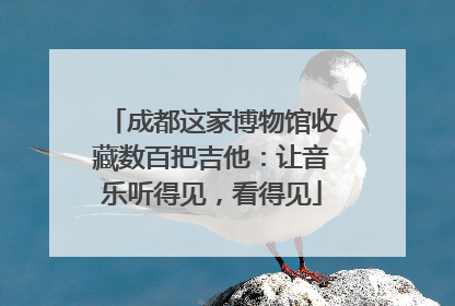 成都这家博物馆收藏数百把吉他：让音乐听得见，看得见