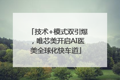 技术+模式双引爆，唯芯美开启AI医美全球化快车道