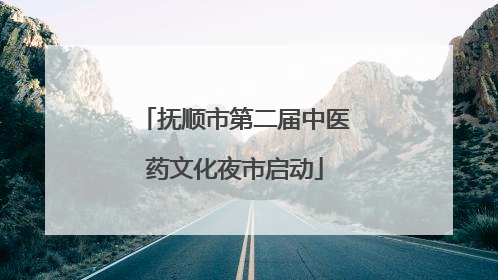 抚顺市第二届中医药文化夜市启动