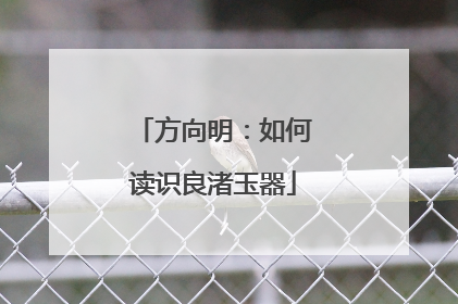 方向明：如何读识良渚玉器