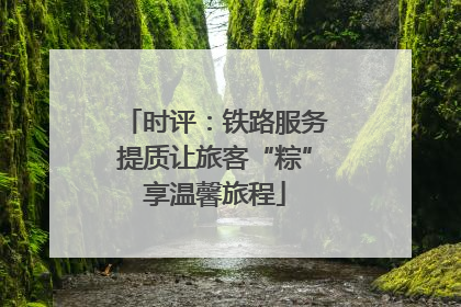 时评：铁路服务提质让旅客“粽”享温馨旅程