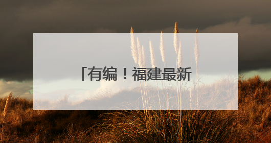 有编！福建最新招聘信息来了