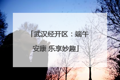 武汉经开区：端午安康 乐享妙趣