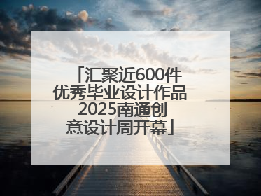 汇聚近600件优秀毕业设计作品 2025南通创意设计周开幕