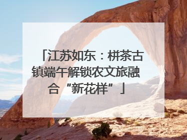 江苏如东：栟茶古镇端午解锁农文旅融合“新花样”